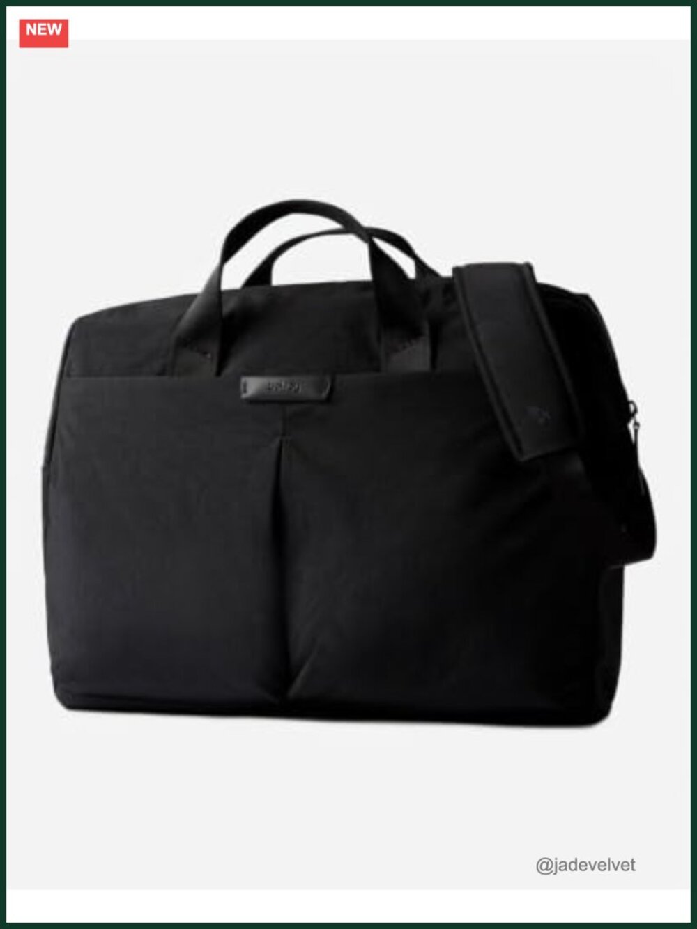 Laptop Messenger Bag with 16" Sleeve, Water-Resistant Recycled Fabric,